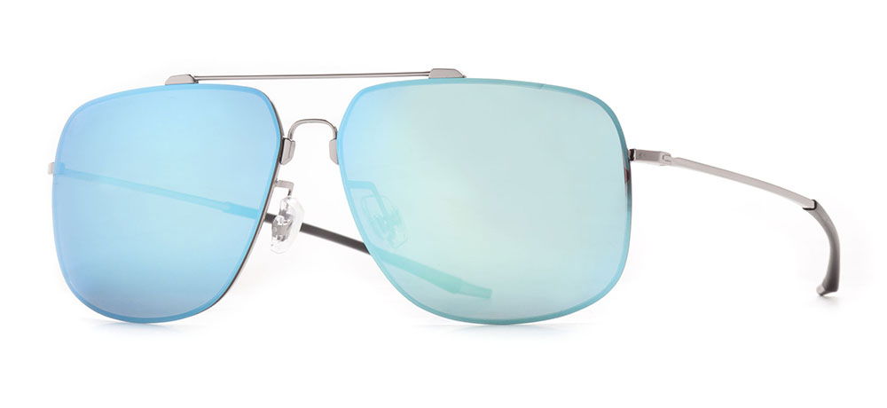 PROSUN PS7003-D12 Güneş Genç,Yetişkin Erkek Köşeli Çerçevesiz Titanyum Polarize - 2