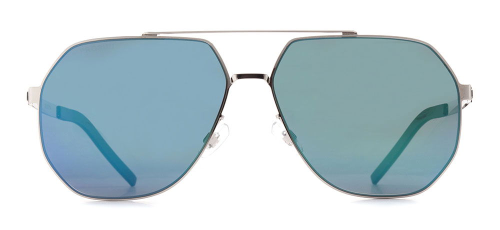 PROSUN PS8002-D91 Güneş Genç,Yetişkin Erkek,Kadın,Unisex Damla Çerçeveli Titanyum Polarize - 1