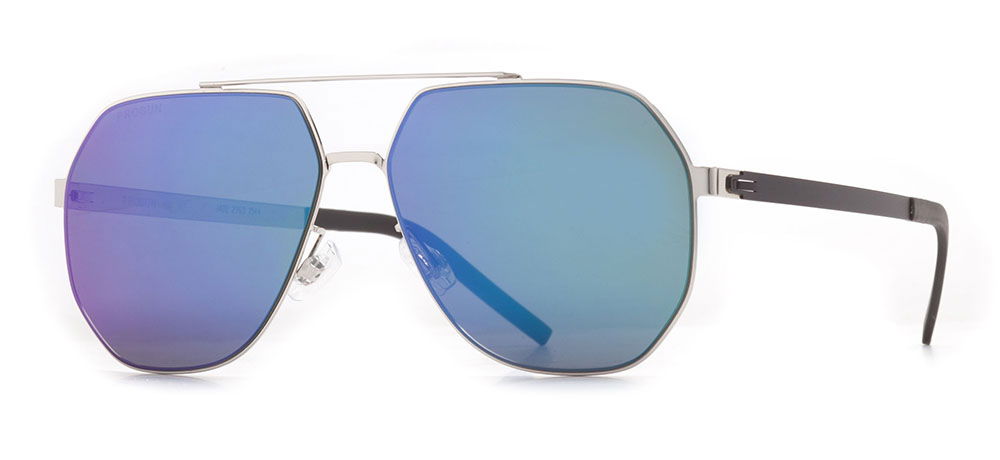 PROSUN PS8002-D91 Güneş Genç,Yetişkin Erkek,Kadın,Unisex Damla Çerçeveli Titanyum Polarize - 2