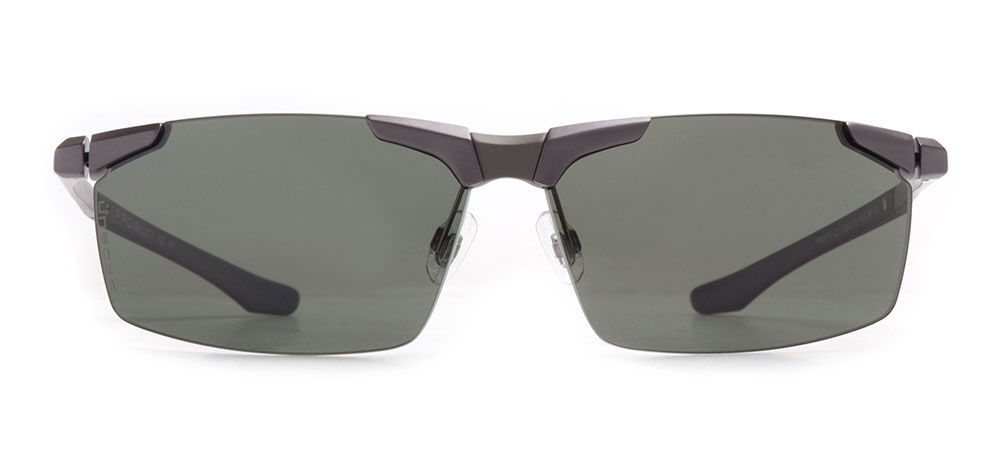 PROSUN PS9010-C11 Güneş Yetişkin Erkek Bombeli Çerçevesiz Titanyum Polarize - 1