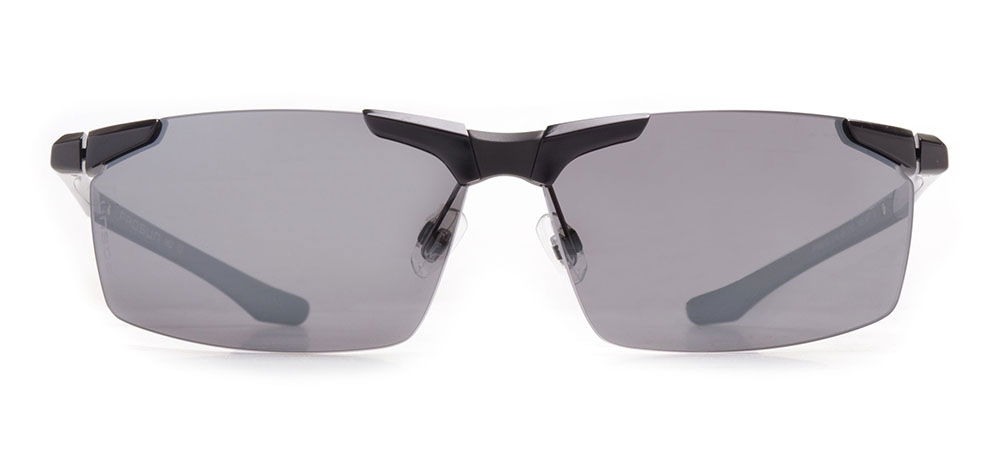 PROSUN PS9010-D19 Güneş Yetişkin Erkek Bombeli Çerçevesiz Titanyum Polarize - 1