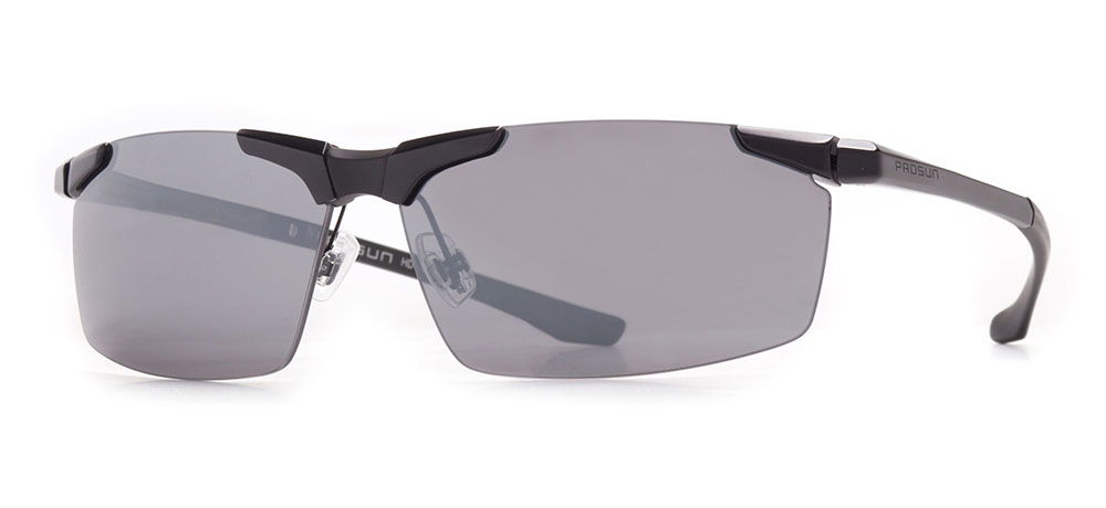 PROSUN PS9010-D19 Güneş Yetişkin Erkek Bombeli Çerçevesiz Titanyum Polarize - 2