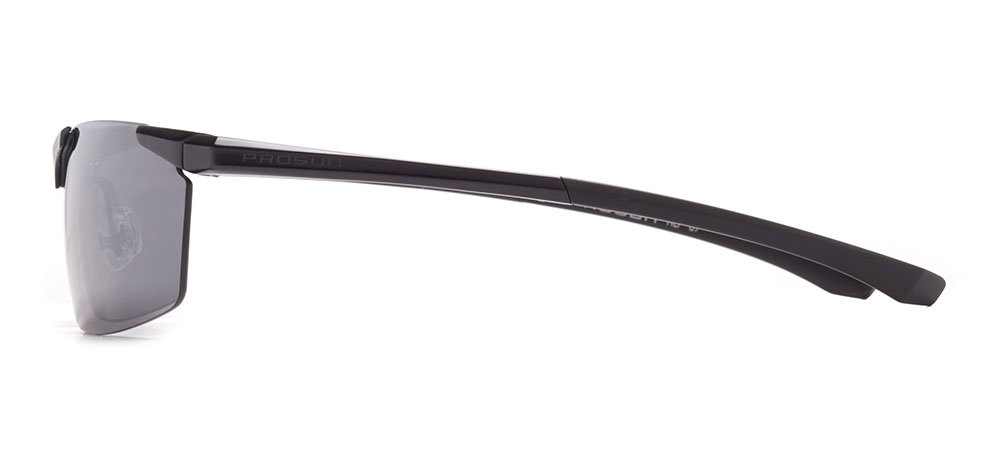 PROSUN PS9010-D19 Güneş Yetişkin Erkek Bombeli Çerçevesiz Titanyum Polarize - 3