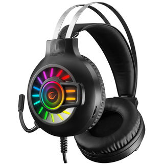 Rampage RM-K44 ZENGIBAR Siyah 7.1 Surround RGB Işık Efekti Mikrofonlu Oyuncu Kulaklığı - Rampage (1)