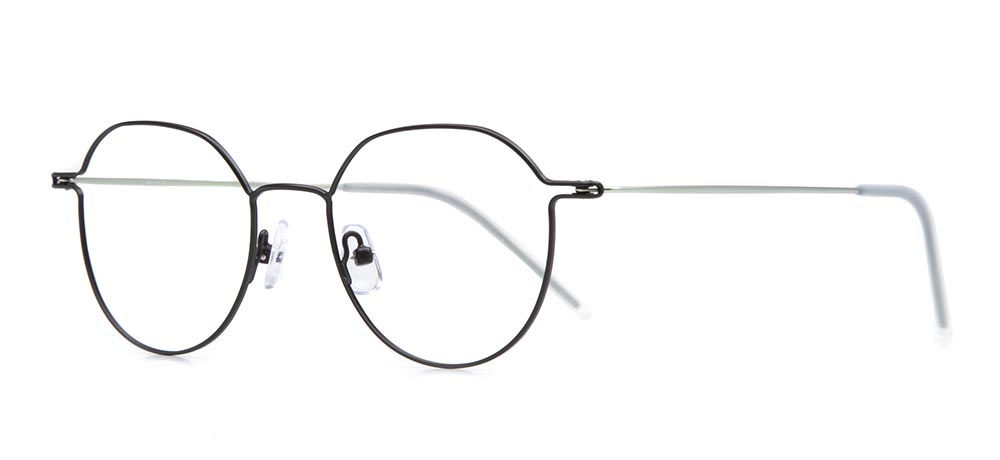 ROCOCO ROC 8054-C.01 Optik Genç Kadın Geometrik Çerçeveli Titanyum - 2