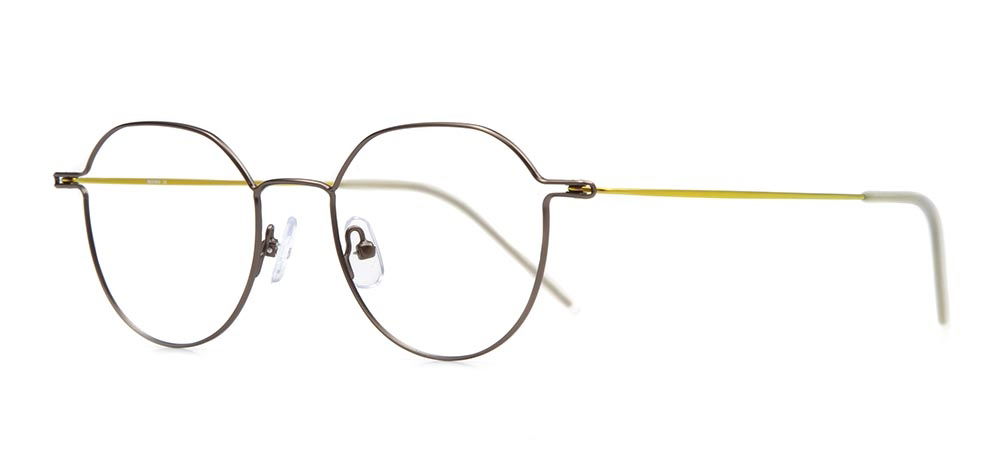 ROCOCO ROC 8054-C.02 Optik Genç Kadın Geometrik Çerçeveli Titanyum - 2