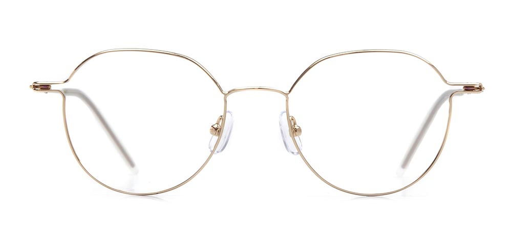 ROCOCO ROC 8054-C.03 Optik Genç Kadın Geometrik Çerçeveli Titanyum - 1