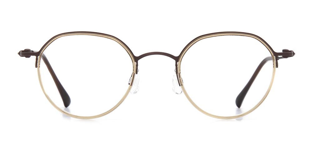 ROCOCO ROC 8057-C.02 Optik Genç Kadın Geometrik Çerçeveli Titanyum - 1