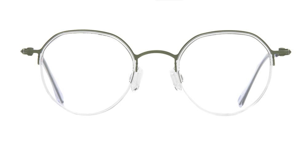 ROCOCO ROC 8057-C.03 Optik Genç Kadın Geometrik Çerçeveli Titanyum - 1