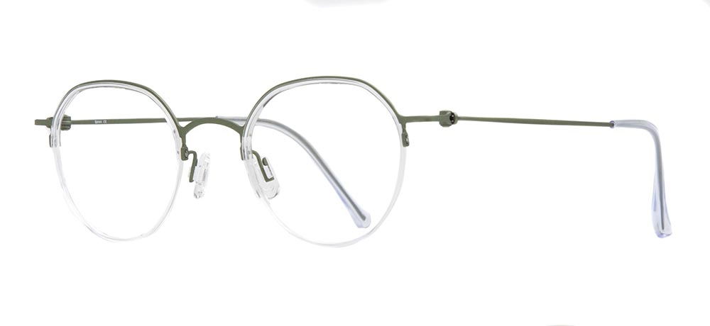 ROCOCO ROC 8057-C.03 Optik Genç Kadın Geometrik Çerçeveli Titanyum - 2