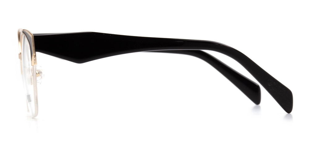 ROCOCO ROC 8102-C.01 Optik Genç Kadın Geometrik Yarım Çerçeveli Metal - 3