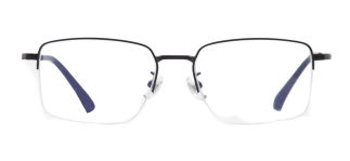 ROCOCO ROC 8552-C.02 Optik Genç Erkek Köşeli Yarım Çerçeveli Titanyum - ROCOCO