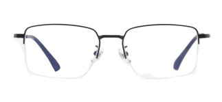 ROCOCO ROC 8552-C.02 Optik Genç Erkek Köşeli Yarım Çerçeveli Titanyum - ROCOCO