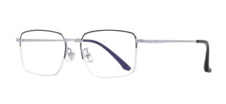 ROCOCO ROC 8552-C.04 Optik Genç Erkek Köşeli Yarım Çerçeveli Titanyum - ROCOCO (1)