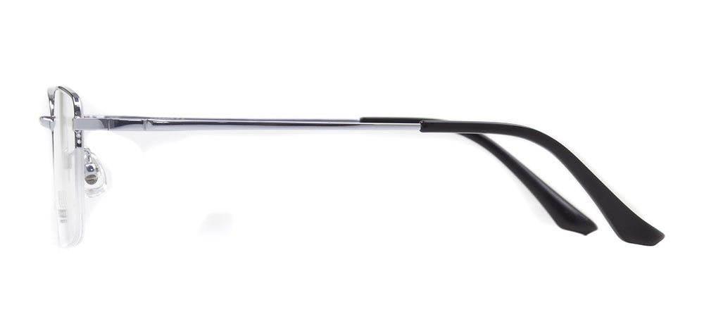 ROCOCO ROC 8552-C.04 Optik Genç Erkek Köşeli Yarım Çerçeveli Titanyum - 3