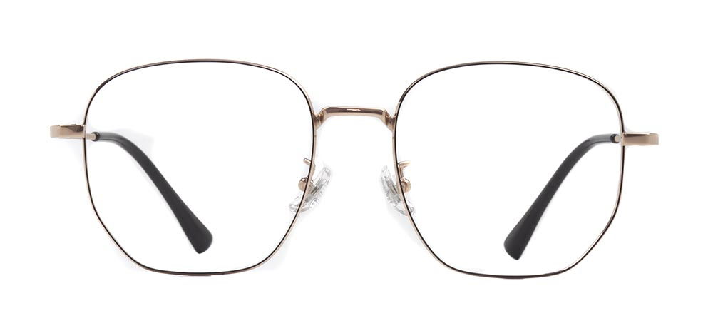 ROCOCO ROC 8553-C.01 Optik Genç Kadın Köşeli Çerçeveli Titanyum - 1