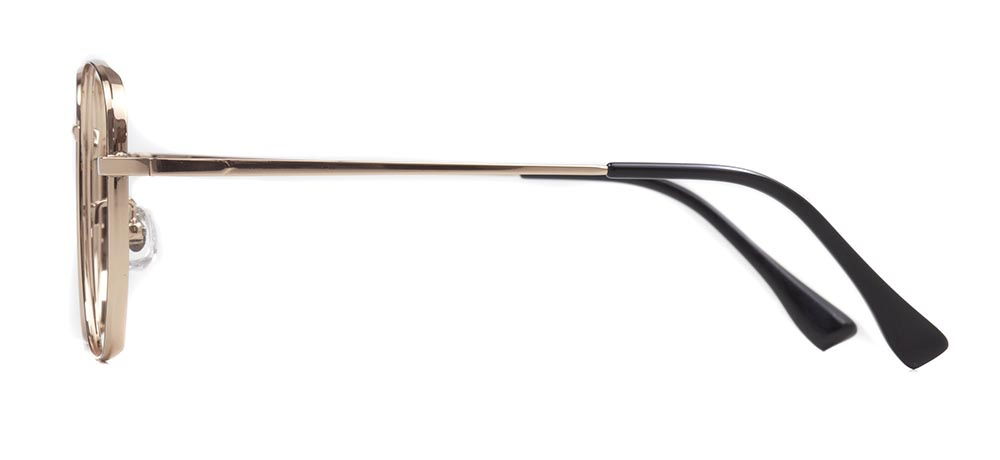 ROCOCO ROC 8553-C.01 Optik Genç Kadın Köşeli Çerçeveli Titanyum - 3