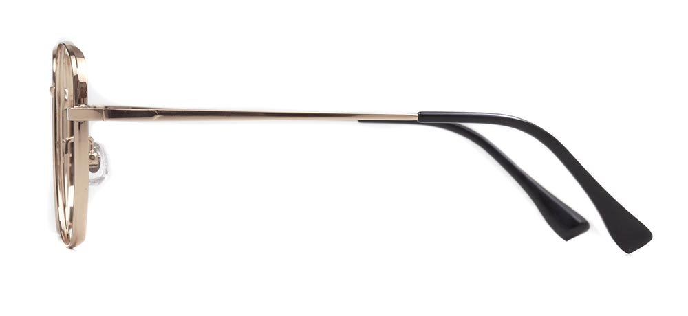 ROCOCO ROC 8553-C.01 Optik Genç Kadın Köşeli Çerçeveli Titanyum - 3