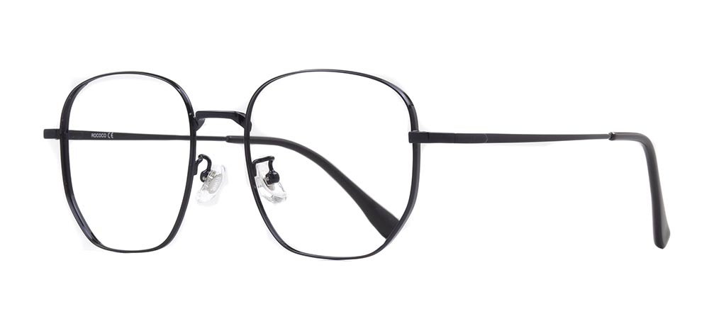 ROCOCO ROC 8553-C.02 Optik Genç Erkek, Kadın, Unisex Köşeli Çerçeveli Titanyum - 2
