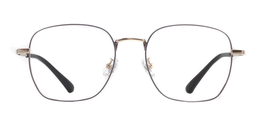 ROCOCO ROC 8554-C.07 Optik Genç Kadın Köşeli Çerçeveli Titanyum - 1