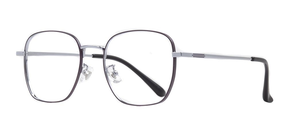 ROCOCO ROC 8554-C.08 Optik Genç Erkek,Kadın,Unisex Köşeli Çerçeveli Titanyum - 2