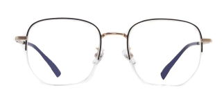 ROCOCO ROC 8555-C.01 Optik Genç Kadın Köşeli Yarım Çerçeveli Titanyum - ROCOCO