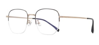 ROCOCO ROC 8555-C.01 Optik Genç Kadın Köşeli Yarım Çerçeveli Titanyum - ROCOCO (1)