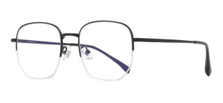 ROCOCO ROC 8555-C.02 Optik Genç Erkek, Kadın, Unisex Köşeli Yarım Çerçeveli Titanyum - ROCOCO (1)