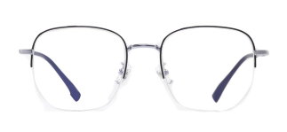 ROCOCO ROC 8555-C.04 Optik Genç Erkek, Kadın, Unisex Köşeli Yarım Çerçeveli Titanyum - ROCOCO