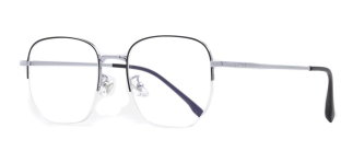 ROCOCO ROC 8555-C.04 Optik Genç Erkek, Kadın, Unisex Köşeli Yarım Çerçeveli Titanyum - ROCOCO (1)