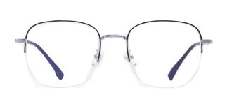 ROCOCO ROC 8555-C.04 Optik Genç Erkek,Kadın,Unisex Köşeli Yarım Çerçeveli Titanyum - ROCOCO