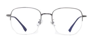 ROCOCO ROC 8555-C.07 Optik Genç Erkek, Kadın, Unisex Köşeli Yarım Çerçeveli Titanyum - ROCOCO