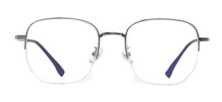 ROCOCO ROC 8555-C.07 Optik Genç Erkek,Kadın,Unisex Köşeli Yarım Çerçeveli Titanyum - ROCOCO