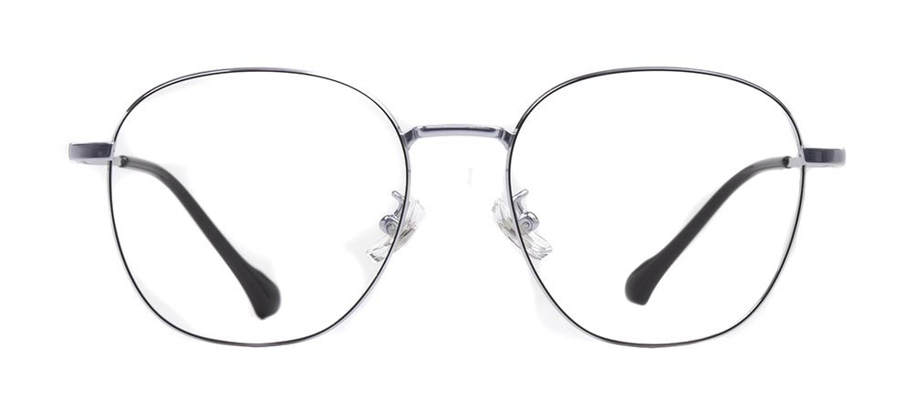 ROCOCO ROC 8557-C.04 Optik Genç Erkek, Kadın, Unisex Köşeli Çerçeveli Titanyum - 1