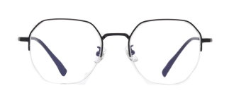 ROCOCO ROC 8558-C.02 Optik Genç Erkek, Kadın, Unisex Geometrik Yarım Çerçeveli Titanyum - ROCOCO