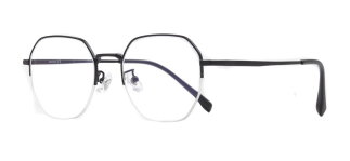 ROCOCO ROC 8558-C.02 Optik Genç Erkek, Kadın, Unisex Geometrik Yarım Çerçeveli Titanyum - ROCOCO (1)