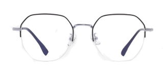 ROCOCO ROC 8558-C.04 Optik Genç Erkek,Kadın,Unisex Geometrik Yarım Çerçeveli Titanyum - ROCOCO