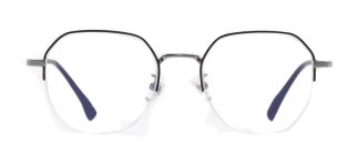 ROCOCO ROC 8558-C.07 Optik Genç Erkek, Kadın, Unisex Geometrik Yarım Çerçeveli Titanyum - ROCOCO