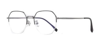 ROCOCO ROC 8558-C.07 Optik Genç Erkek,Kadın,Unisex Geometrik Yarım Çerçeveli Titanyum - ROCOCO (1)