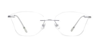 ROCOCO ROC 8559-C.02 Optik Genç Kadın Çekik Çerçevesiz Titanyum 