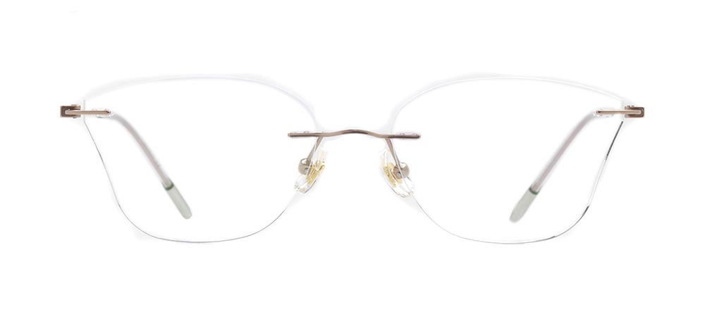 ROCOCO ROC 8559-C.05 Optik Genç Kadın Çekik Çerçevesiz Titanyum - 1