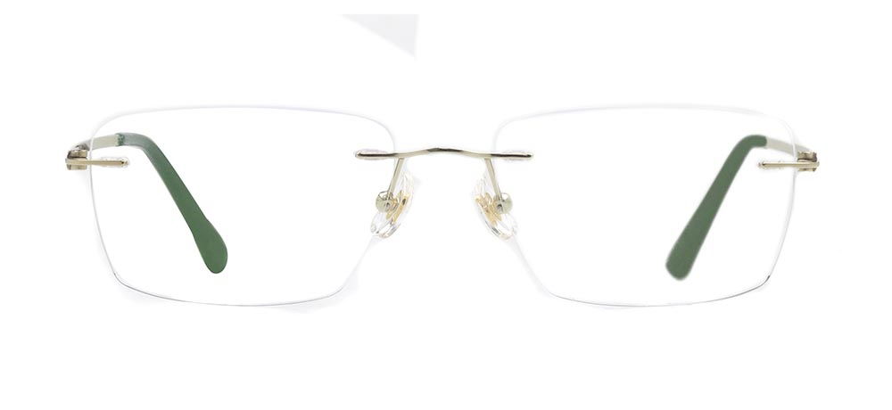 ROCOCO ROC 8560-C.01 Optik Genç Erkek Köşeli Çerçevesiz Titanyum - 1