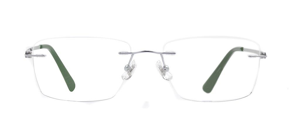 ROCOCO ROC 8560-C.02 Optik Genç Erkek Köşeli Çerçevesiz Titanyum - 1