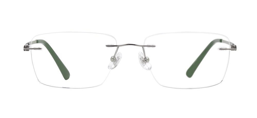 ROCOCO ROC 8560-C.03 Optik Genç Erkek Köşeli Çerçevesiz Titanyum - 1