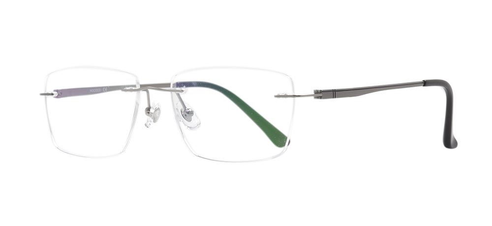 ROCOCO ROC 8560-C.03 Optik Genç Erkek Köşeli Çerçevesiz Titanyum - 2