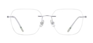 ROCOCO ROC 8561-C.02 Optik Genç Erkek,Kadın,Unisex Köşeli Çerçevesiz Titanyum 