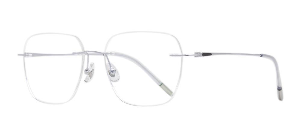 ROCOCO ROC 8561-C.02 Optik Genç Erkek,Kadın,Unisex Köşeli Çerçevesiz Titanyum - 2