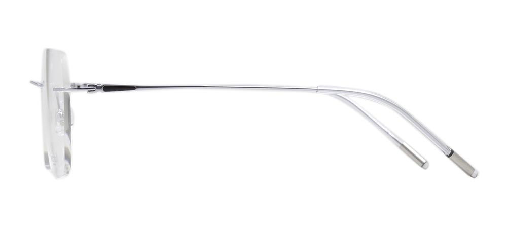 ROCOCO ROC 8561-C.02 Optik Genç Erkek,Kadın,Unisex Köşeli Çerçevesiz Titanyum - 3