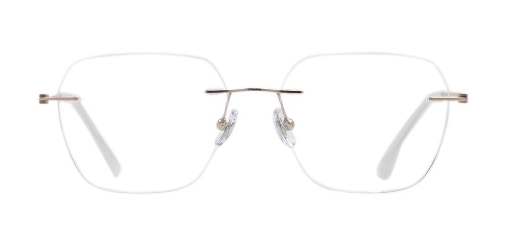 ROCOCO ROC 8561-C.03 Optik Genç Kadın Köşeli Çerçevesiz Titanyum - 1