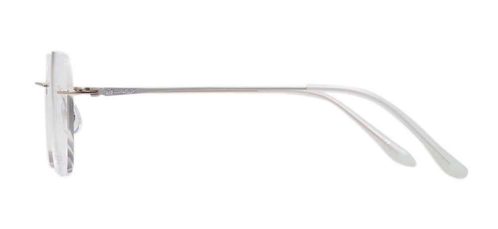 ROCOCO ROC 8561-C.03 Optik Genç Kadın Köşeli Çerçevesiz Titanyum - 3